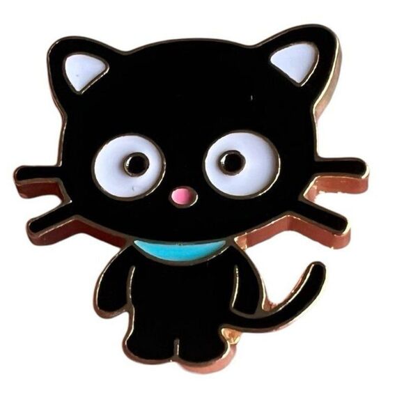 Sanrio Black Cat Enamel Pin - Picture 5 of 6